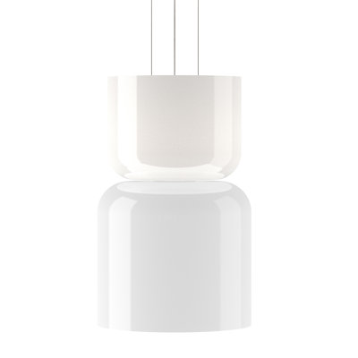 Luminaire suspendu géométrique à 2 lumières Totem