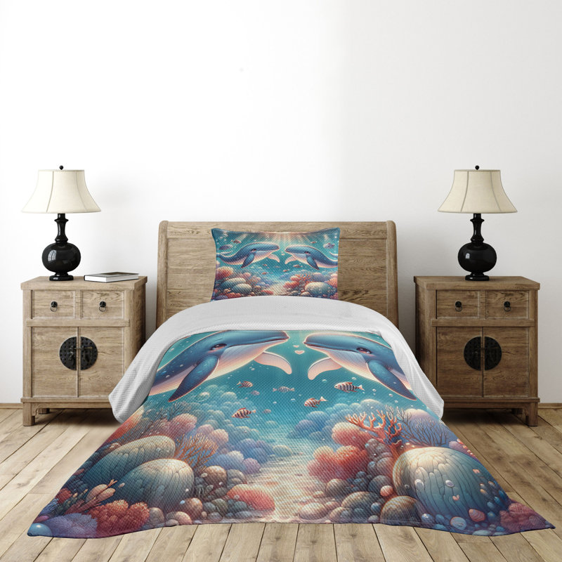 Polyester Coverlet, Twin Coverlet + 1 Standard Shams