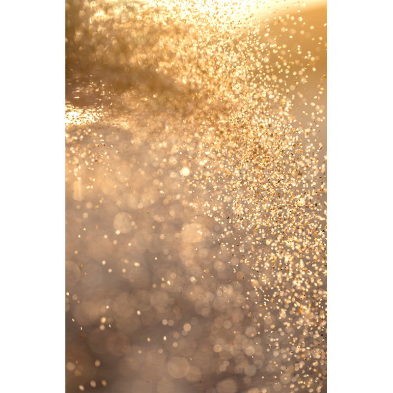 Sable doré baigné de lumière dans les airs, H 36 po x l 24 po x P 1,5 po