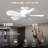 1-Light LED Ceiling Fan Bowl Light Kit