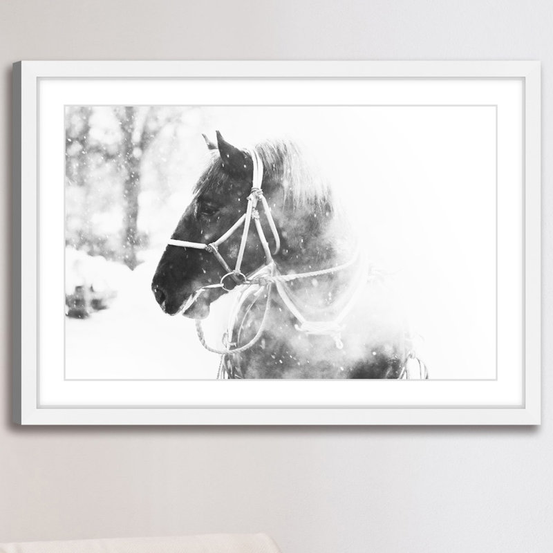 « cold respir », reproduction de photo sur papier encadrée, H 12 po x l 18 po x P 1,5 po