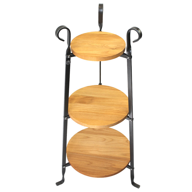 Premium Alder Wood Shelves For 3-tier Designer & French Stands