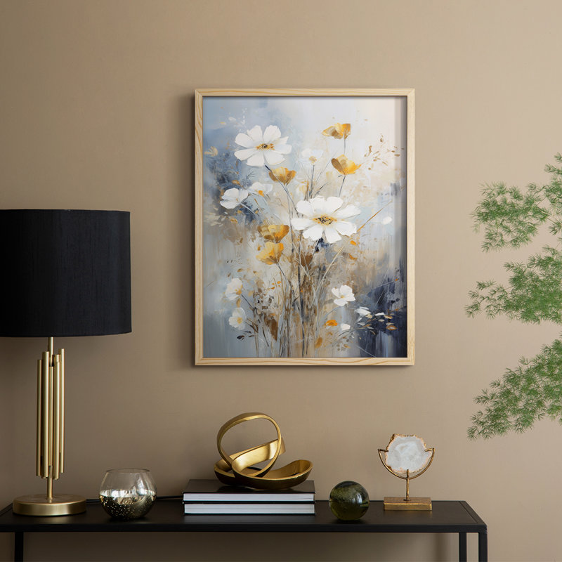 Reproduction encadrée FLORAL Series CCL XXXVI - bois massif