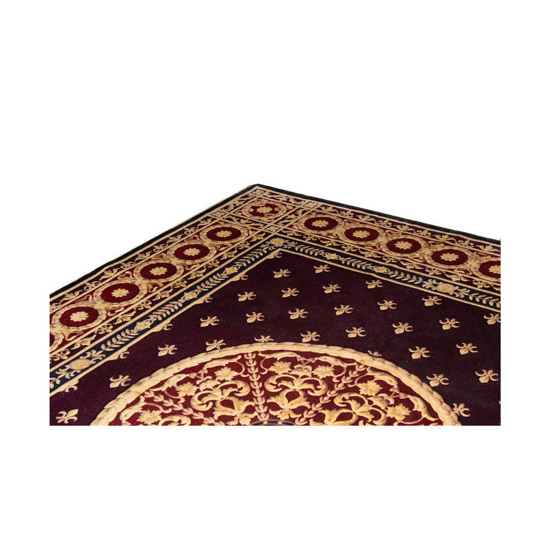 Hand-Knotted High-Quality Red Area Rug