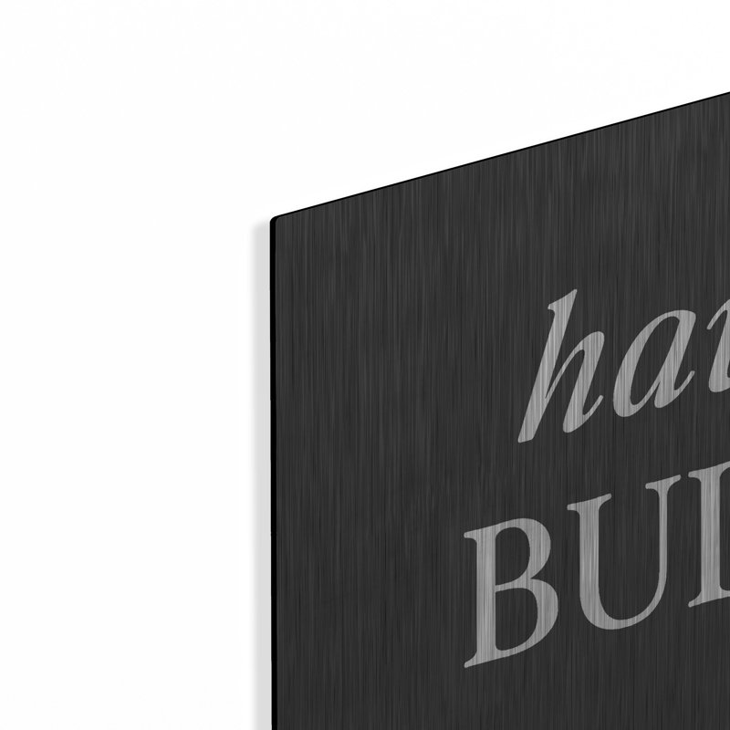  'Having A Weird Mom' by Lettered & Lined Metal Wall Art, 48" x 16", 16" H x 48" W