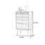 Commode d'appoint de salon simple et moderne