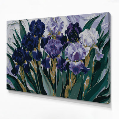 Art mural sur toile Botanical Iris