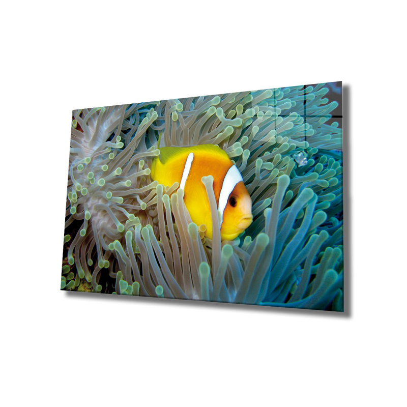 Superbe peinture décorative en verre trempé de 23,6 po x 35,4 po | 100% verre trempé, épaisseur: 0,16 pouce | Parfait pour la décoration intérieure, l'esthétique moderne et l'art mural élégant