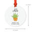 3.5'' Wood People Holiday Shaped Ornament