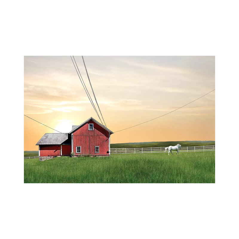 Farm & Country IV 1 Piece Wrapped Canvas Wall Art, 20.32 cm H x 30.48 cm W