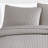 Tan Beige Microfiber 3 Piece Quilt Set-1682102351