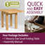 Farris Extendable Oak Solid Wood Dining Table