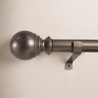 Tringle de rideau simple en plastique réglable