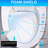 Bulit-in Tank Smart Toilet With Air Dryer, Multiple Wash Function And Night Light(Remote Included)
