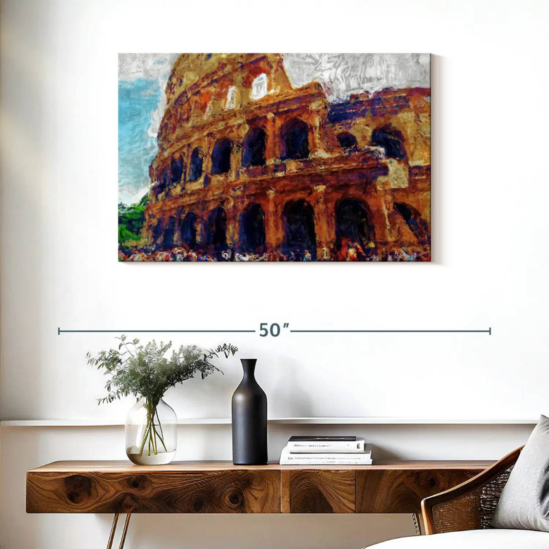 Nicci Rome Colosseum, 24" H x 36" W