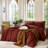 MooMee Duvet Cover Set 100% Washed Cotton Linen Like Textured Lightweight-120795321-109236630