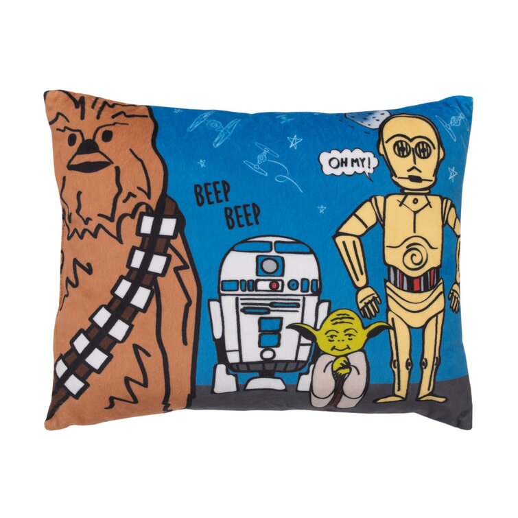 Cool Star Wars R2d2 Home Decorative Cotton Linen Square Throw Pillow Case  Cushion Cover Art Design