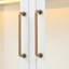 Vitrine de 76,75 po de hauteur avec portes en verre et lumières DEL-641823059