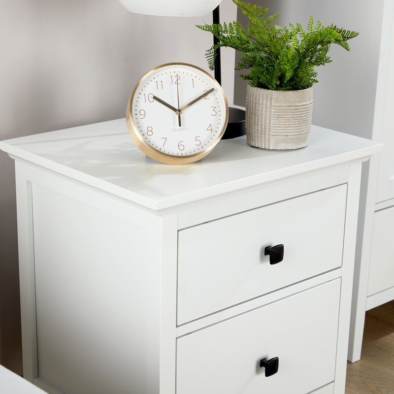 Alexandrina 49cm W Manufactured Wood Bedside Table