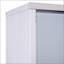 Armoire à pharmacie murale verrouillable à 3 niveaux Kleankin, structure en acier inoxydable et porte en verre