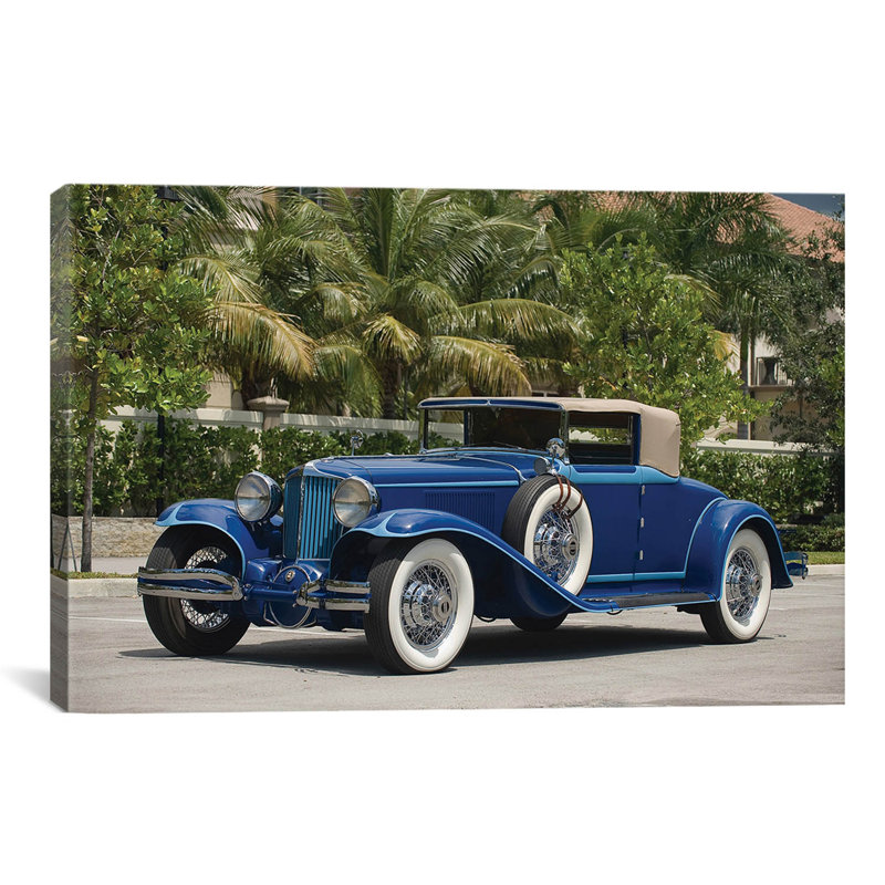«1930 Cord L-29 Cabriolet» par Lyall, reproduction de photo sur toile, H 18 po x l 26 po x P 1,5 po