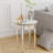 Roddey Glass Mirrored End Table