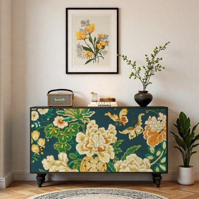 Armoire console en bois massif French French