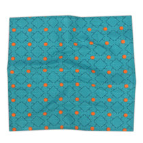 Print Cloth Napkins 100% Cotton Table Napkins Multi-Pattern Square Napkins 20+ Colors (Set of 12) Gracie Oaks Color: Teal Orange