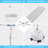 52-Inch Matte White Ceiling Fan with Light, Dimmable LED with Memory Function, DC Motor, IP65 Rated