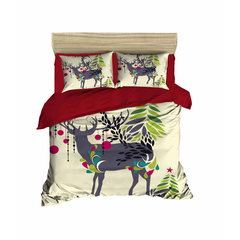 Bruton Multicolour Polyester Duvet Cover Set