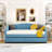 Comfortable Upholstered Daybed with Practical Drawers and Sturdy Construction