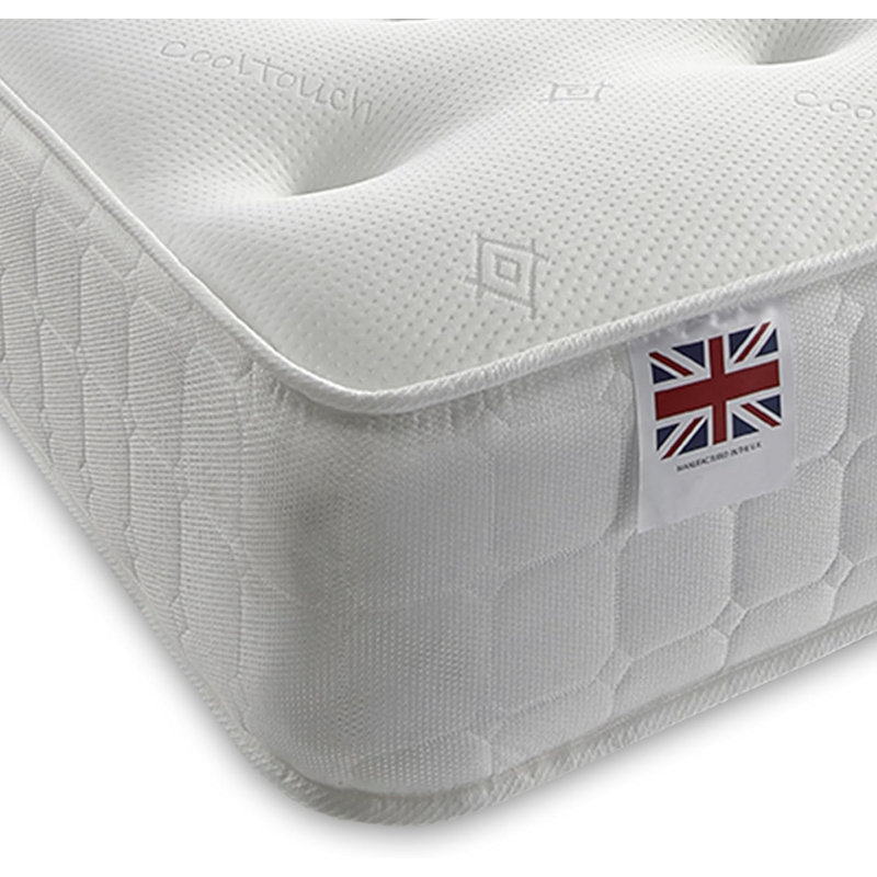 Elke White Noise Open Coil Mattress, Small Double (4')