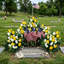 Fleurs de cimetière artificielles-992923468