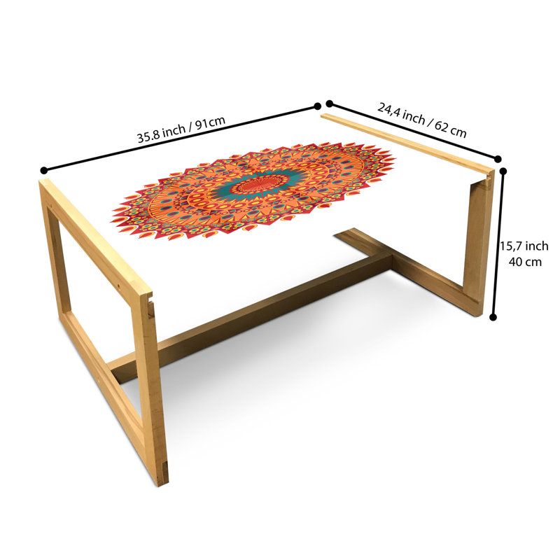 Jahri Sled Coffee Table, 90cm H x 62cm W x 40cm D