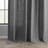Clem Heavy Faux Linen Light Filtering Curtains For Bedroom & Living Room Curtains - Single Panel Drapes-54831875-54831883