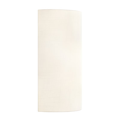 Textile - ADA Small Cylinder Wall Sconce - Linen Fabric Shade