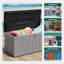 JolyDale 142cm W 16L Polypropylene Plastic Lockable Deck Box-1656538843