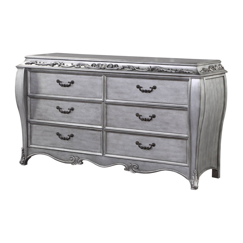 Commode à 6 tiroirs l 69,6 po Kirstey