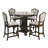 Vegas 4 - Person Pedestal Dining Set