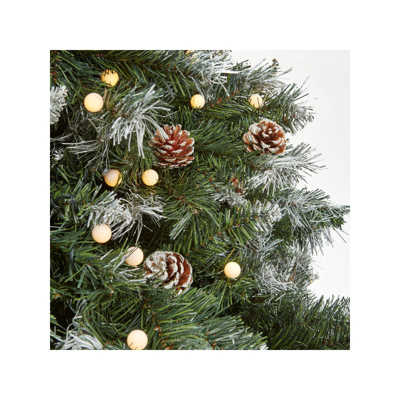 84cm H Lighted Artificial Pine Christmas Tree