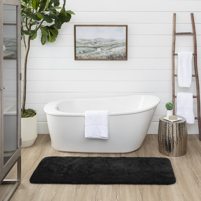 Tapis pour salle de bain Benedetti, Ivoire, L 24 po x L 60 po