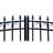 Automated Steel Dual Swing Driveway Gate and Gate Opener Complete Kit – LONDON Style – ETL Listed-104208730