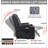Large Power Lift Recliner Chair with Massage and Heat for Elderly, Overstuffed Wide Recliners, Heavy Duty Motion Mechanism with USB and Type C Ports, 2 Steel Cup Holders-2110657232