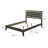 Wood Full Panel Bed Mod Grey