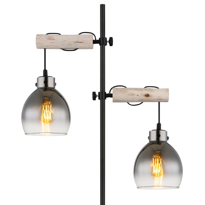 168cm Powder Coated Traditional Floor Lamp