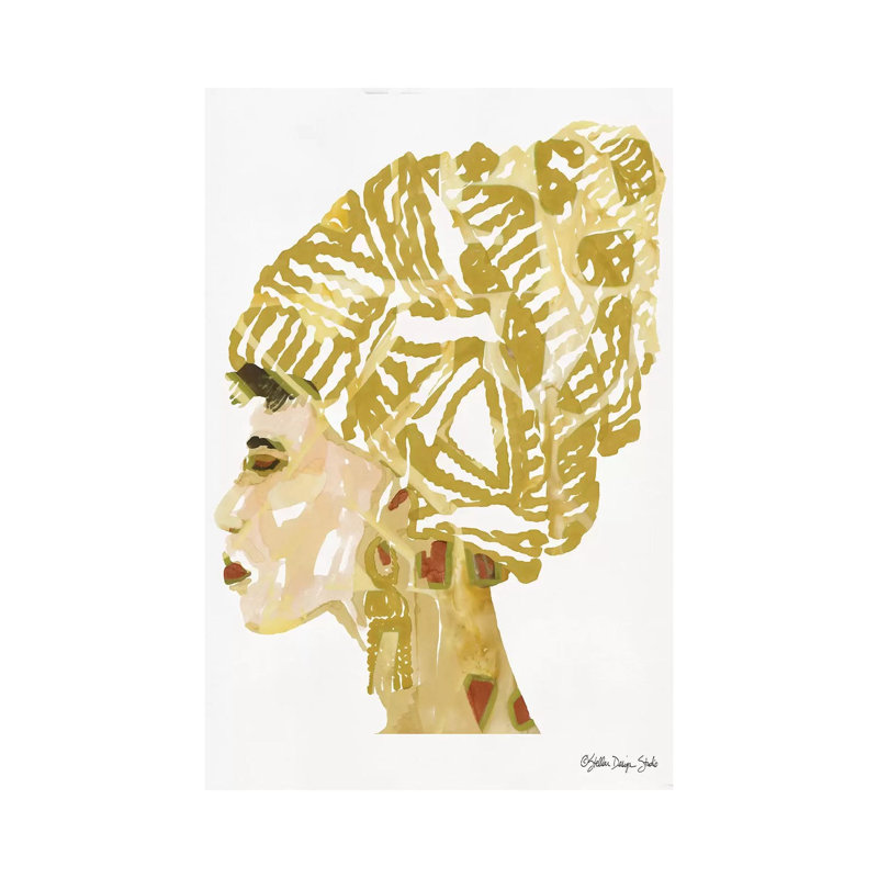 Side Portrait II by Stellar Design Studio - Gallery-Wrapped Canvas Giclée on Canvas, Canvas, 20.32 cm H x 30.48 cm W