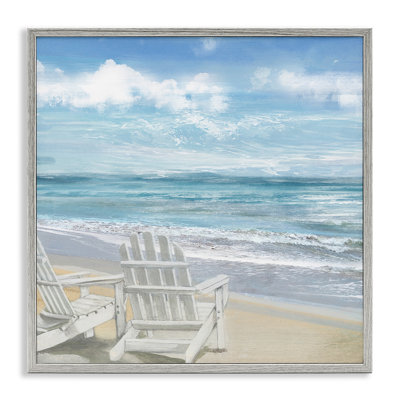 «Adirondack Chairs on the Beach», impression
