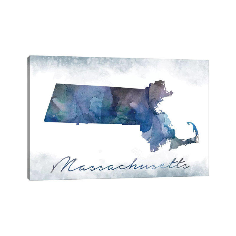North Carolina State Bluish, H 12 po x l 18 po x 1,5 po, Massachusetts