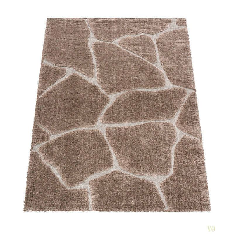 Tapis écologique en polyester recyclé Nina, Rectangle 5 pi 3 po x 7 pi 6 po