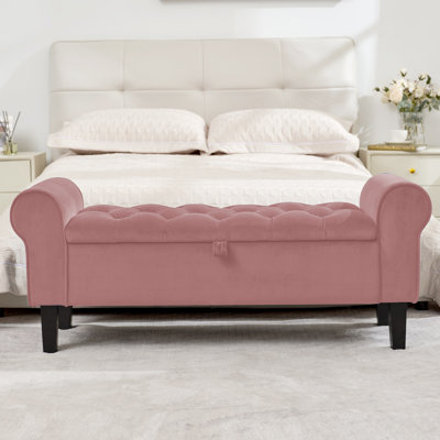 Banc de rangement rembourré Jillia